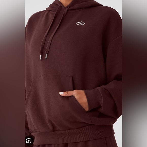 ALO Yoga Sweaters - ALO Yoga Limited cherry cola Accolade Hoodie